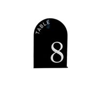 Numéros de Table Mariage Gold Mirror Wedding Table Numbers Signs 3D Decor with Stand(Grey,Table 1-20)