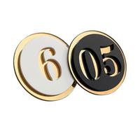 Numéros de table, numéros de table de restaurant en acrylique, numéros de table de mariage, numéros de maison autocollants, étiquettes numériques en acrylique, numéro de table rond pour dortoir