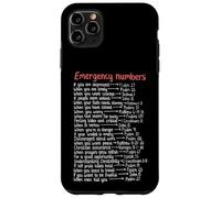 Numéros d'urgence Versets de la Bible Call Upon Me in Time of Need Coque pour iPhone 11 Pro Max