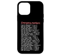 Numéros d'urgence Versets de la Bible Call Upon Me in Time of Need Coque pour iPhone 12 Mini