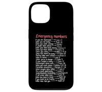 Numéros d'urgence Versets de la Bible Call Upon Me in Time of Need Coque pour iPhone 13