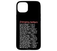 Numéros d'urgence Versets de la Bible Call Upon Me in Time of Need Coque pour iPhone 15 Plus