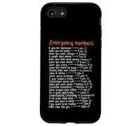 Numéros d'urgence Versets de la Bible Call Upon Me in Time of Need Coque pour iPhone SE (2020) / 7/8
