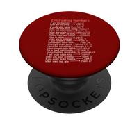 Numéros d'urgence Versets de la Bible Call Upon Me in Time of Need PopSockets PopGrip Adhésif