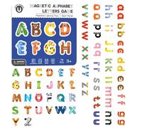 Numéros magnétiques, aimants avec Alphabet, Tableau magnétique Jouet pour Apprendre l'alphabet | aimants colorés pour l'apprentissage 'orthographe éducative pour Thanksgiving, Pâques,