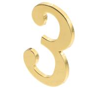 Numéros Magnétiques Métal pour Boîte aux Lettres, Portes et Portails | Fixation sans Outil, Pose Facile, Surface Préservée, Couleur Or, Repérage Extérieur pour Garages et Bureaux