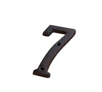 Numéros maison 2,95 pouces avec vis - Numéro porte moderne en métal, chiffres et lettres en fonte, pour boîte aux lettres extérieure, appartement, jardin, chambre, décoration murale(7)