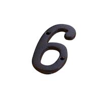 Numéros Maison 3 Pouces Avec Vis, Numéro Porte En Métal Moderne, Signe D'adresse Boîte Aux Lettres 7,5 Cm, Décoratif Extérieur, Pour Bureau, Hôtel, Appartement, Décoration Murale(6)