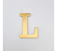 Numéros Maison 3 Pouces, Chiffres Modernes En Métal Laiton, Numéro Porte 8 Cm, Lettres Dorées Pour Boîte Aux Lettres, Panneau Décoratif Extérieur, Appartement, Bureau, Café, Jardin(L)