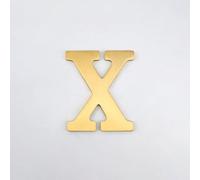 Numéros Maison 3 Pouces, Chiffres Modernes En Métal Laiton, Numéro Porte 8 Cm, Lettres Dorées Pour Boîte Aux Lettres, Panneau Décoratif Extérieur, Appartement, Bureau, Café, Jardin(X)