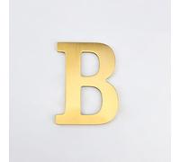 Numéros Maison 3 Pouces, Chiffres Modernes En Métal Laiton, Numéro Porte 8 Cm, Lettres Dorées Pour Boîte Aux Lettres, Panneau Décoratif Extérieur, Appartement, Bureau, Café, Jardin(B)