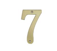 Numéros maison 3 pouces, numéro porte en métal moderne en alliage zinc, signe d'adresse en bronze 7 cm avec vis, pour décoration murale d'appartement, café, hôtel, chambre, jardin(7)