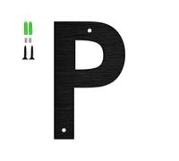 Numéros Maison Flottants 3/4/5/6 Pouces Avec Vis, Numéro Porte En Métal Moderne En Acier Inoxydable, Chiffres Noirs Pour Boîte Aux Lettres, Lettres D'adresse, Pour Jardin, Extérieur Café(P,6In)