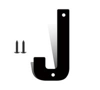 Numéros Maison Modernes 3/4/5 Pouces Avec Vis, Numéros Porte En Métal, Lettres D'adresse Noires, Plaque Décorative Extérieure, Pour L'extérieur, Appartement, Jardin, Cour, Rue, Café(J,3In)