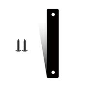 Numéros maison modernes en fer 3/4/5/6/7/8 pouces avec vis numéros porte noirs en fer chiffres 0 à 9 lettres A à Z numéros d'adresse 3D imperméables décoratifs pour l'extérieur boîte aux lettres(I,4in