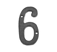 Numéros Numériques En Métal, Plaque De Porte Maison Fonte, Décoration Murale Café Et Boutique, DIY, 1 Pièce(6)