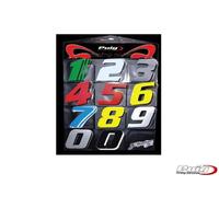 Numéros Puig KIT AUTOCOLLANTS Noire