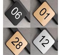 numérotée vestiaire étiquette Étiquette Numérique De Plaque D'immatriculation Étanche, Étiquettes Numériques Séquentielles En Plastique, Étiquette De Casier Carré En(B,1-60 L W 3.5cm x 3.5cm)