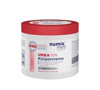 numis med Crème à l'urée 10 % 400 ml - Crème pour le corps pour peaux très sèches - Fabriqué en Allemagne - Crème hydratante à l'urée 10 % sans silicone, parabène et sans microplastique - Crème pour