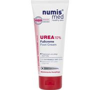 numis med crème pour les pieds avec 10% d'urée - crème pour les pieds apaisante pour la peau pour les pieds très secs et rugueux - soin des pieds végétalien 1x 100 ml