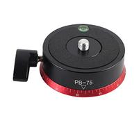 NUMNBE Adaptateur de trépied à rotule pour appareil photo reflex numérique 3 huitièmes - Avec niveau à bulle - Résistant à l'abrasion - Pivotant à 360 ° - Contrôle précis pour la photographie et