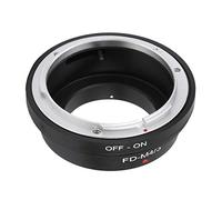 NUMNBE Anneau Adaptateur Objectif Métal pour FD vers M4 / 3, Alliage Noir Mat, Contrôle Manuel - Durabilité Longue, Traitement Anti - Reflet, Compatibilité Parfaite