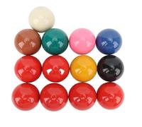 NUMNBE Billard Boules en Résine 13pcs, Diamètre 52.5mm, Remplacement Standard Professionnel Snooker - Haute Résistance, Jeu Fluide, Idéal pour Billard Américain 7ft et 8ft