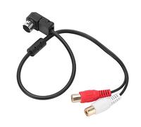 NUMNBE Câble Audio AUX in pour Autoradio, Adaptateur de Remplacement KCA - 121B, Compatible Alpine et - Connectivité Facile, Matériau ABS Durable, Idéal pour Voiture