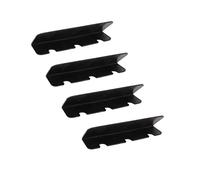 NUMNBE Crochet de Siège de Bateau Gonflable PVC 4 pièces, Support Clip pour Bateau Pneumatique, Kayak et Yacht, Gris - Résistant aux UV, Durable et Facile à Installer (Noire)