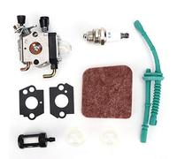 NUMNBE Kit de rechange pour carburateur FS38 FS45 FS46 FS55 KM55 HL45 FS55C FS55R FS55RC Tondeuse à gazon