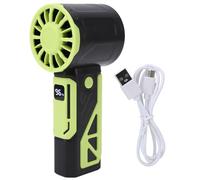 NUMNBE Mini Ventilateur Portable, Ventilateur Portable à Main USB Rechargeable, Compact et Silencieux pour Voyage et Usage Personnel - Puissant Flux d'Air, Léger et Facile à Transporter (Verte)