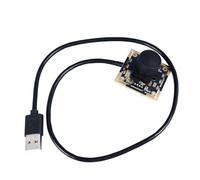 NUMNBE Module Caméra USB 4MP 120 FPS, Objectif 2,96mm, Angle 120° Distorsion - Installation sans Pilote, Microphones Doubles Intégrés, Idéal Vidéo et Appels