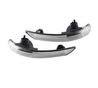 NUMNBE Pair of Rearview Wing Mirror Indicator Lens, Transparent ABS Plastic Cover for Focus 2008-2018 - Durable Protection, Easy Installation, Perfect Replacement