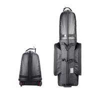 NUMNBE Sac de voyage pliable pour golf, coque rigide renforcée - Haut, grand compartiment principal, 2 poches latérales - Protection en vol, roulement léger, idéal pour les voyages et les golfeurs