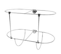 NUMNBE Support Pare - Battage Pliable en Acier Inoxydable 304, Double Rack pour Cintres 7 / 8in à 1in, Haute Résistance et Montage Flexible - Gain de Place Optimisé, Anti - Rouille, Idé