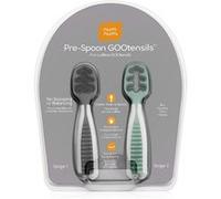 Generique Cuillères d'apprentissage NumNum – 2 pré-cuillères en silicone (étape 1+2) Gris/Vert