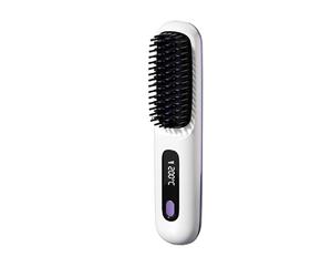 Numoya Portable Straightener Brush - GoBrush PRO Pink