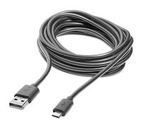 Numskull Câble PVC extra long de qualité supérieure de 4 m pour manettes Xbox One, câble de charge micro USB, fonctionne avec les smartphones/tablettes (longueur de 4 m)