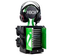 Numskull Casier de Rangement Officiel Xbox Series X, Support pour Casque et Manette - Peut contenir 10 boîtiers de Jeux ou de disques Blu-Ray, 4 manettes de Xbox