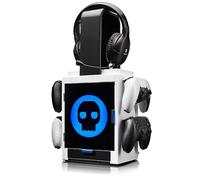 Numskull – Meuble de rangement lumineux inspiré du logo pour gamer, 4 manettes, 10 jeux, 1 casque