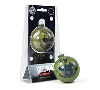 Numskull Décoration de sapin de Noël en forme de têtes de Noël - Kaki - En étain - Décoration à suspendre