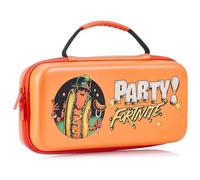 Numskull Étui de Transport Officiel Fortnite pour Switch et Switch 2 - Édition Party - Peut contenir 10 Jeux et Accessoires - Coque Rigide avec poignée en Caoutchouc