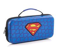 numskull Housse Officielle DC Comics Superman pour Switch et Switch 2 - Étui Rigide - Design Super-héros Iconique - Contient 10 Jeux & Accessoires