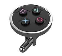 numskull Manschettenknepfe - Cufflinks im Playstation Controller Button Design - schwarz - silber [import allemand]