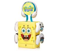 Numskull - Meuble de rangement inspiré de Bob l'éponge pour gamer pour 4 manettes - 10 jeux - 1 casque