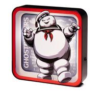 Numskull Lampe de bureau officielle Ghostbusters Stay Puft en acrylique avec logo pour chambre, bureau, maison, étude, travail - Produit officiel Ghostbusters