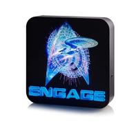 Numskull Star Trek Lampe de bureau avec logo 3D officiel pour chambre, bureau, maison, étude, travail - Produit Star Trek