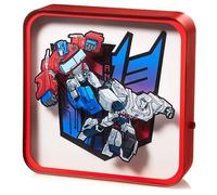 Numskull Transformers Applique murale en acrylique avec logo officiel Transformers pour chambre à coucher, bureau, maison, étude, travail - Produit officiel Transformers