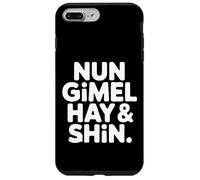 Nun Gimel Hay Shin Lettres Hébraïques Coque pour iPhone 7 Plus/8 Plus