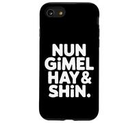 Nun Gimel Hay Shin Lettres Hébraïques Coque pour iPhone SE (2020) / 7/8